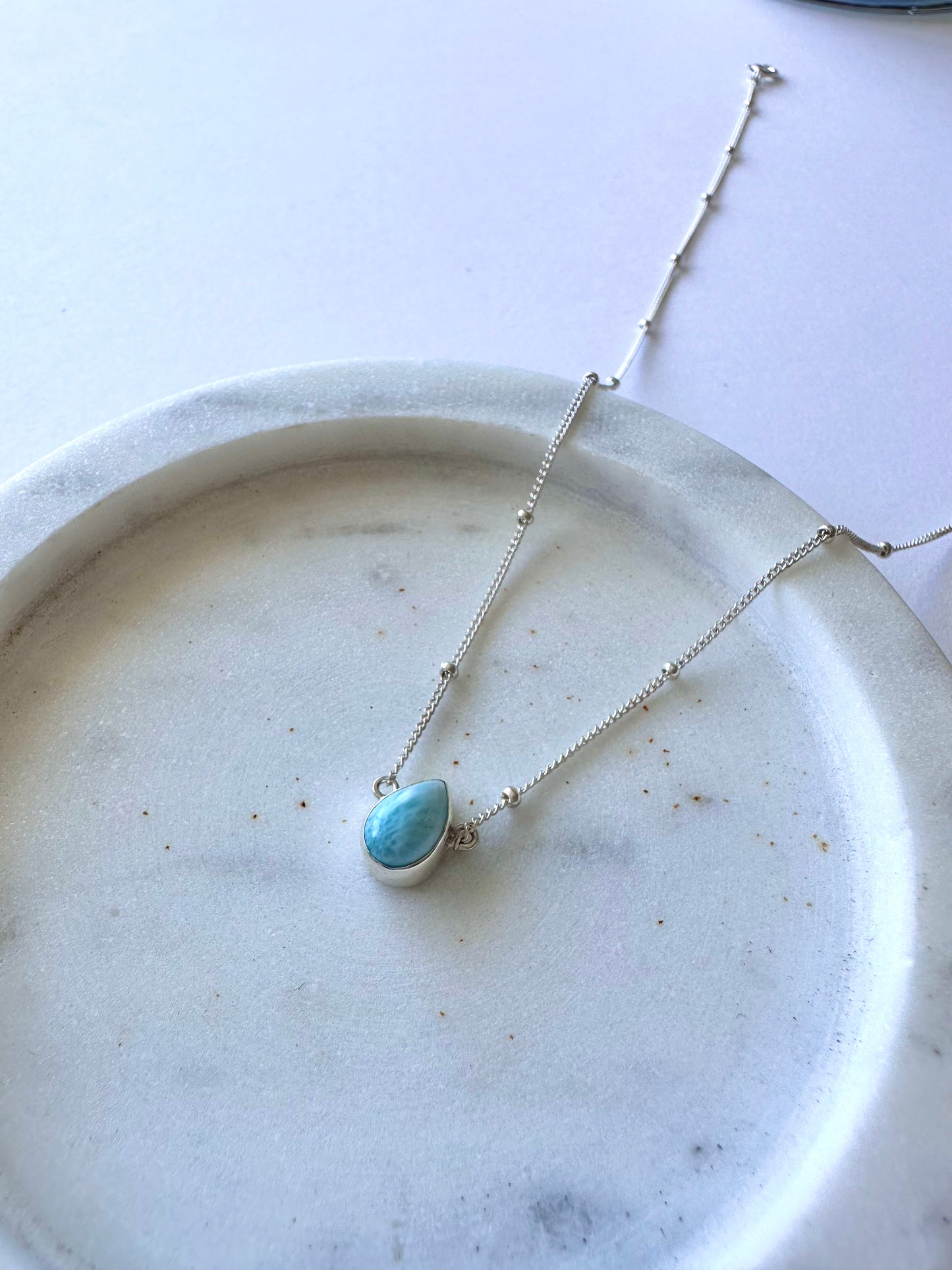 Gargantilla Little drop - Larimar