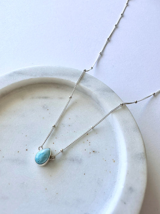 Gargantilla Little drop - Larimar