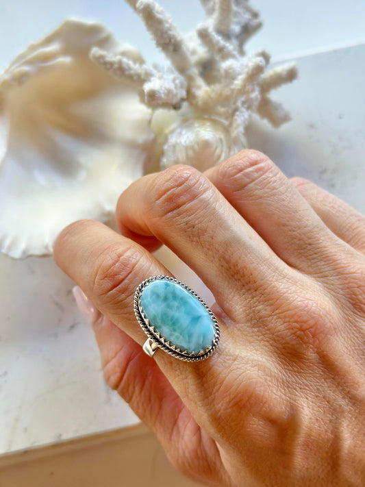 Anillo Maynak - Larimar