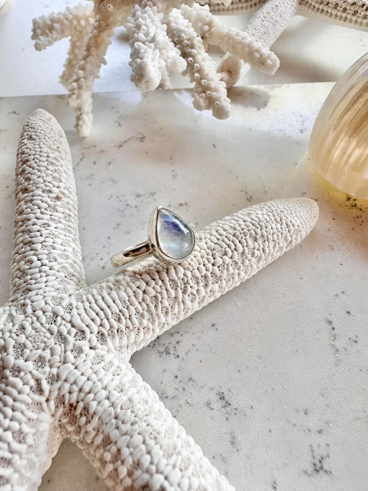 Anillo Drop - Piedra de la Luna