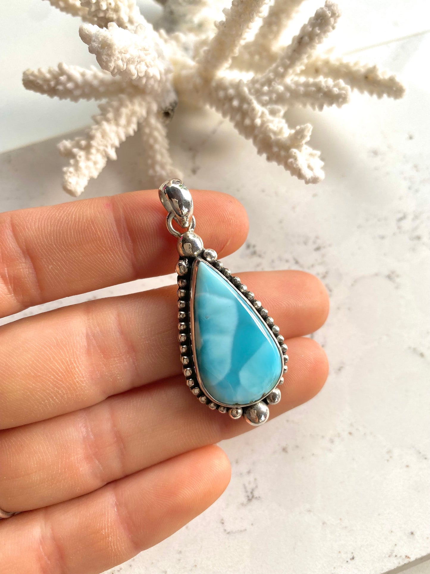 Collar Megyan- LARIMAR